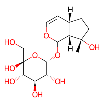 (2S,3S,4R,5R,6S)-6-[[(4aS,7S,7aR)-7-hydroxy-7-methyl-4a,5,6,7a-tetrahydro-1H-cyclopenta[c]pyran-1-yl]oxy]-2-(hydroxymethyl)oxane-2,3,4,5-tetrol