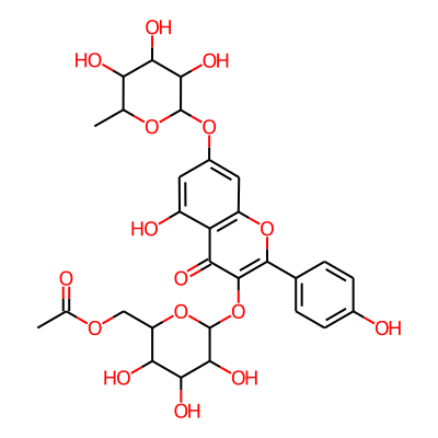 Kaempferol 3-O-(6''-O-acetyl)glucoside-7-O-rhamnoside