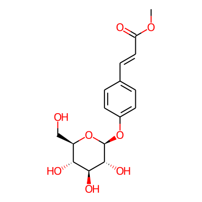 3-[4-(beta-D-Glucopyranosyloxy)phenyl]acrylic acid methyl ester