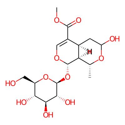 methyl (1R,4aS,8S,8aS)-3-hydroxy-1-methyl-8-[(2S,3R,4S,5S,6R)-3,4,5-trihydroxy-6-(hydroxymethyl)oxan-2-yl]oxy-1,3,4,4a,8,8a-hexahydropyrano[3,4-c]pyran-5-carboxylate