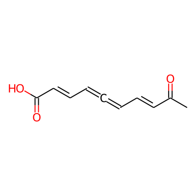 (2E,7E)-9-oxodeca-2,4,5,7-tetraenoic acid