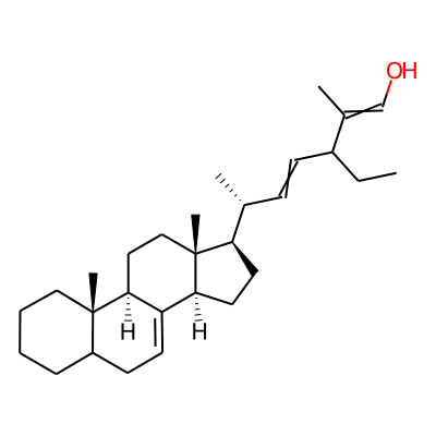 24-Ethylcholesta-7,22,25-trienol