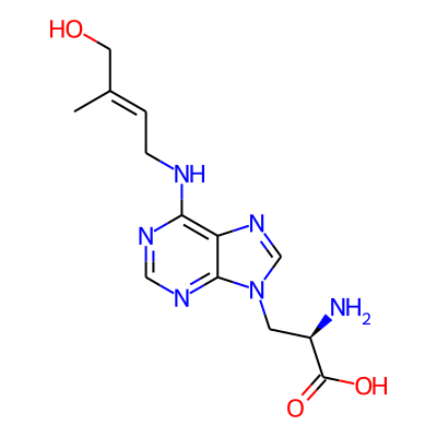 (S)-2-Amino-3-{[(E)-4-hydroxy-3-methylbut-2-enylamino]purin-9-yl}propanoic acid