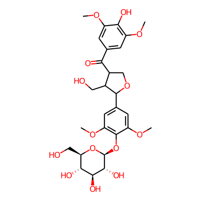[5-[3,5-dimethoxy-4-[(2S,3R,4S,5S,6R)-3,4,5-trihydroxy-6-(hydroxymethyl)oxan-2-yl]oxyphenyl]-4-(hydroxymethyl)oxolan-3-yl]-(4-hydroxy-3,5-dimethoxyphenyl)methanone