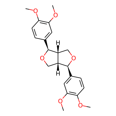 (3R,3aS,6R,6aS)-3,6-bis(3,4-dimethoxyphenyl)-1,3,3a,4,6,6a-hexahydrofuro[3,4-c]furan