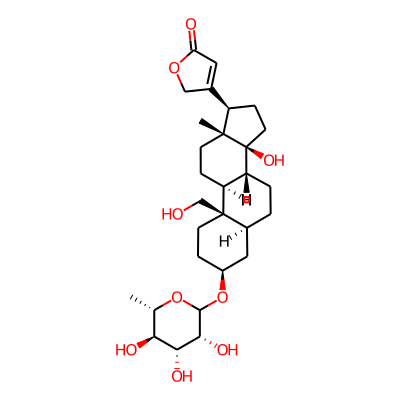 Coroglaucigenin 3-rhamnoside
