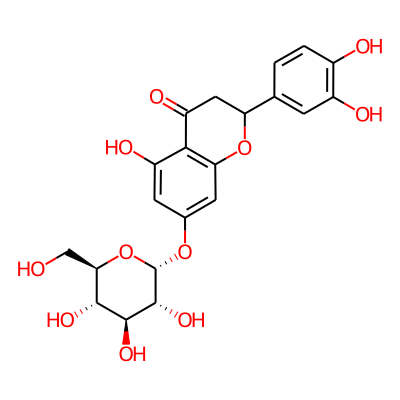 (S)-2-(3,4-Dihydroxyphenyl)-7-(beta-D-glucopyranosyloxy)-2,3-dihydro-5-hydroxy-4H-1-benzopyran-4-one
