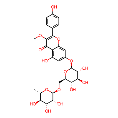 4',5,7-trihydroxy-3-methoxyflavone-7-O-rutinoside