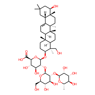 (2S,3S,4S,5R,6R)-6-[[(3S,4S,4aR,6aR,6bS,8aR,9R,12aS,14aR,14bR)-9-hydroxy-4-(hydroxymethyl)-4,6a,6b,8a,11,11,14b-heptamethyl-1,2,3,4a,5,6,7,8,9,10,12,12a,14,14a-tetradecahydropicen-3-yl]oxy]-5-[(2S,3R,4S,5S,6R)-4,5-dihydroxy-6-(hydroxymethyl)-3-[(2S,3R,4R,5R,6S)-3,4,5-trihydroxy-6-methyloxan-2-yl]oxyoxan-2-yl]oxy-3,4-dihydroxyoxane-2-carboxylic acid