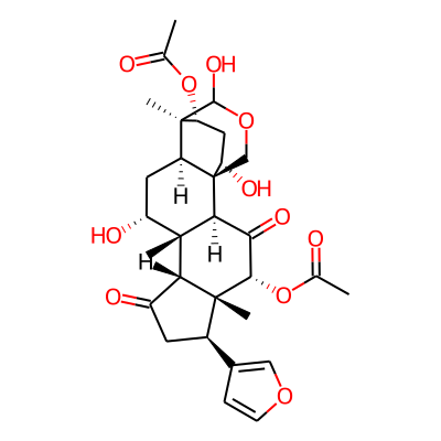 [(1S,2S,4R,5R,6R,9R,10S,11R,13R,14R,18S,20R)-4-acetyloxy-6-(furan-3-yl)-11,15,18-trihydroxy-5,10,14-trimethyl-3,8-dioxo-16-oxapentacyclo[12.3.3.01,13.02,10.05,9]icosan-20-yl] acetate