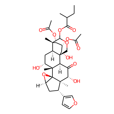 [(1S,2R,4R,5R,6S,8R,10S,11S,12R,14R,15S,19R,20R,21S)-20,21-diacetyloxy-6-(furan-3-yl)-4,12,19-trihydroxy-5,11,15-trimethyl-3-oxo-9,17-dioxahexacyclo[13.3.3.01,14.02,11.05,10.08,10]henicosan-16-yl] 2-methylbutanoate