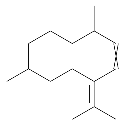 6,10-Dimethyl-3-(1-methylethylidene)-1-cyclodecene