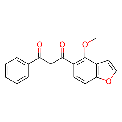 1,3-Propanedione, 1-(4-methoxy-5-benzofuranyl)-3-phenyl-