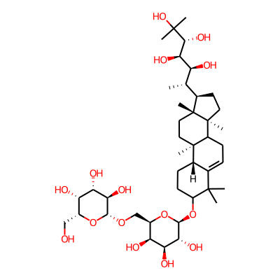 (3R,4R,5S,6S)-2-methyl-6-[(9S,10R,13R,14S,17R)-4,4,9,13,14-pentamethyl-3-[(2R,3R,4S,5R,6R)-3,4,5-trihydroxy-6-[[(2R,3R,4S,5R,6R)-3,4,5-trihydroxy-6-(hydroxymethyl)oxan-2-yl]oxymethyl]oxan-2-yl]oxy-2,3,7,8,10,11,12,15,16,17-decahydro-1H-cyclopenta[a]phenanthren-17-yl]heptane-2,3,4,5-tetrol