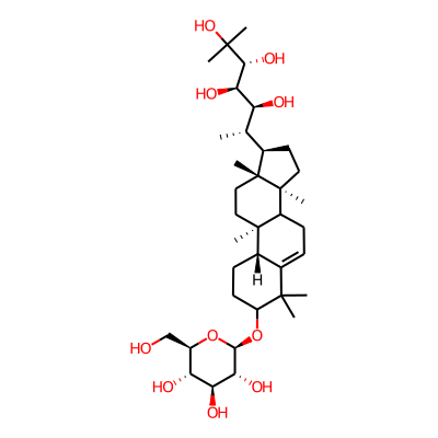 (3R,4R,5S,6S)-2-methyl-6-[(9S,10R,13R,14S,17R)-4,4,9,13,14-pentamethyl-3-[(2R,3R,4S,5S,6R)-3,4,5-trihydroxy-6-(hydroxymethyl)oxan-2-yl]oxy-2,3,7,8,10,11,12,15,16,17-decahydro-1H-cyclopenta[a]phenanthren-17-yl]heptane-2,3,4,5-tetrol