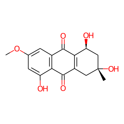 (1S)-1,2,3,4-Tetrahydro-1beta,3alpha,5-trihydroxy-7-methoxy-3-methyl-9,10-anthraquinone