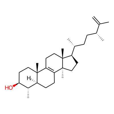 (24r)-4alpha,14alpha,24-Trimethyl-5alpha-cholesta-8,25(27)-dien-3beta-ol