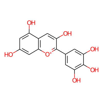 3,3',4',5,5',7-Hexahydroxyflavylium