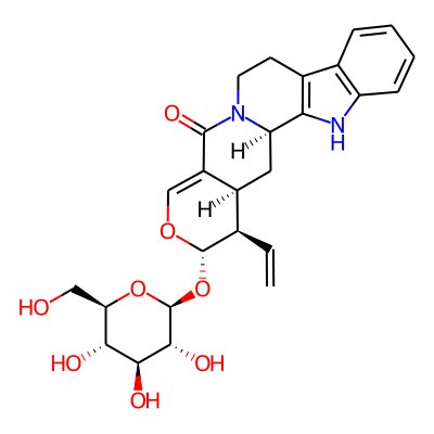 (1R,18S,19R,20S)-19-Ethenyl-18-[(2S,3R,4S,5S,6R)-3,4,5-trihydroxy-6-(hydroxymethyl)oxan-2-yl]oxy-17-oxa-3,13-diazapentacyclo[11.8.0.02,10.04,9.015,20]henicosa-2(10),4,6,8,15-pentaen-14-one