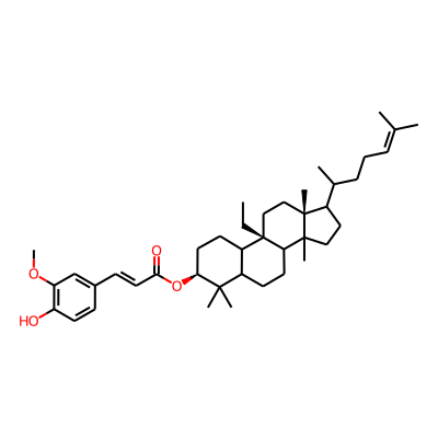 [(3S,9S,13R)-9-ethyl-4,4,13,14-tetramethyl-17-(6-methylhept-5-en-2-yl)-2,3,5,6,7,8,10,11,12,15,16,17-dodecahydro-1H-cyclopenta[a]phenanthren-3-yl] (E)-3-(4-hydroxy-3-methoxyphenyl)prop-2-enoate