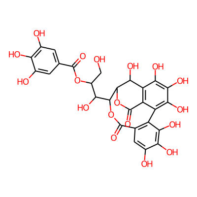 [1-(2,3,4,7,8,9,19-Heptahydroxy-12,17-dioxo-13,16-dioxatetracyclo[13.3.1.05,18.06,11]nonadeca-1,3,5(18),6,8,10-hexaen-14-yl)-1,3-dihydroxypropan-2-yl] 3,4,5-trihydroxybenzoate