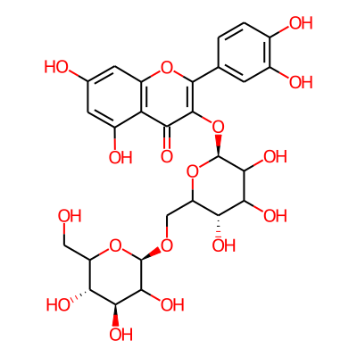 2-(3,4-dihydroxyphenyl)-5,7-dihydroxy-3-[(2S,5S)-3,4,5-trihydroxy-6-[[(2R,4S,5S)-3,4,5-trihydroxy-6-(hydroxymethyl)oxan-2-yl]oxymethyl]oxan-2-yl]oxychromen-4-one