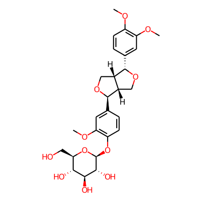 (2S,3R,4S,5S,6R)-2-[4-[(3R,3aR,6S,6aR)-3-(3,4-dimethoxyphenyl)-1,3,3a,4,6,6a-hexahydrofuro[3,4-c]furan-6-yl]-2-methoxyphenoxy]-6-(hydroxymethyl)oxane-3,4,5-triol
