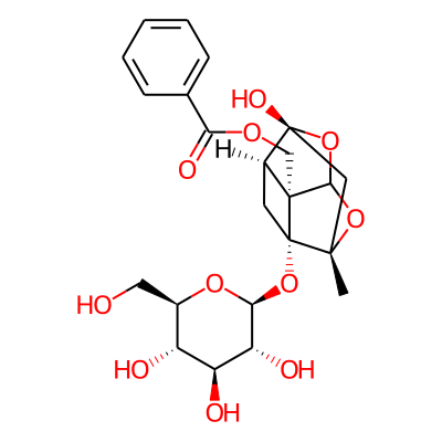 [(2S,3R,5R,6R,8S)-6-hydroxy-8-methyl-3-[(2S,3R,4S,5S,6R)-3,4,5-trihydroxy-6-(hydroxymethyl)oxan-2-yl]oxy-9,10-dioxatetracyclo[4.3.1.02,5.03,8]decan-2-yl]methyl benzoate