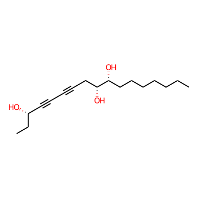 (3S,9R,10R)-heptadeca-4,6-diyne-3,9,10-triol