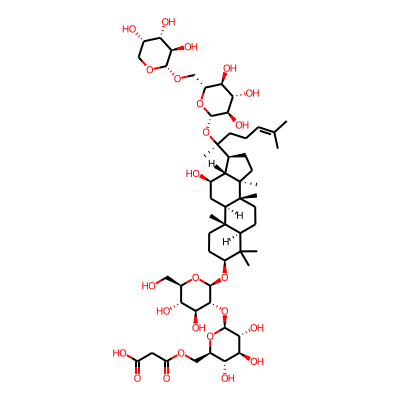 Malonyl ginsenoside Rb2