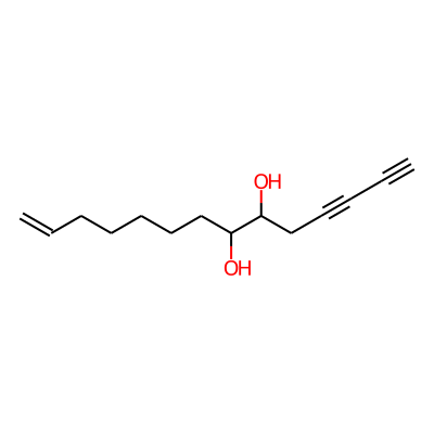 13-Tetradecene-1,3-diyne-6,7-diol