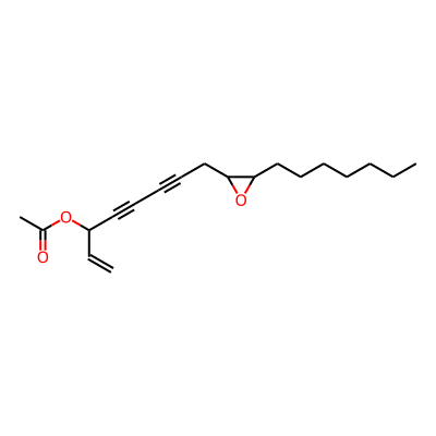 8-(3-Heptyloxiran-2-yl)oct-1-en-4,6-diyn-3-yl acetate