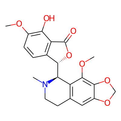 (3S)-7-hydroxy-6-methoxy-3-[(5R)-4-methoxy-6-methyl-7,8-dihydro-5H-[1,3]dioxolo[4,5-g]isoquinolin-5-yl]-3H-2-benzofuran-1-one