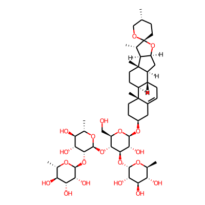 (2S,3R,4R,5R,6S)-2-[(2S,3R,4R,5R,6S)-4,5-dihydroxy-2-[(2R,3R,4R,5R,6R)-5-hydroxy-2-(hydroxymethyl)-6-[(1S,2S,4S,5'R,6R,7S,8R,9S,12S,13R,16S)-5',7,9,13-tetramethylspiro[5-oxapentacyclo[10.8.0.02,9.04,8.013,18]icos-18-ene-6,2'-oxane]-16-yl]oxy-4-[(2S,3R,4R,5R,6S)-3,4,5-trihydroxy-6-methyloxan-2-yl]oxyoxan-3-yl]oxy-6-methyloxan-3-yl]oxy-6-methyloxane-3,4,5-triol