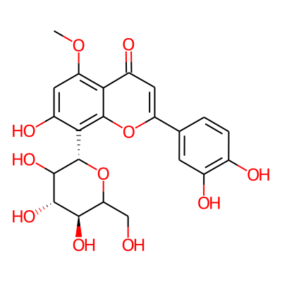 8-D-Glucopyranosyl-7,3',4'-trihydroxy-5-methoxyflavone