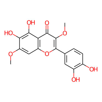 3',4',5,6-Tetrahydroxy-3,7-dimethoxyflavone