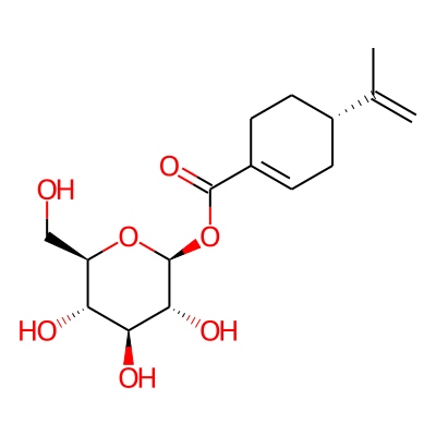 [(2S,3R,4S,5S,6R)-3,4,5-trihydroxy-6-(hydroxymethyl)oxan-2-yl] (4S)-4-prop-1-en-2-ylcyclohexene-1-carboxylate