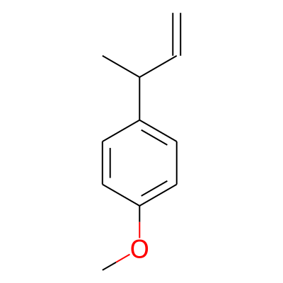 Benzene, 1-methoxy-4-(1-methyl-2-propenyl)-