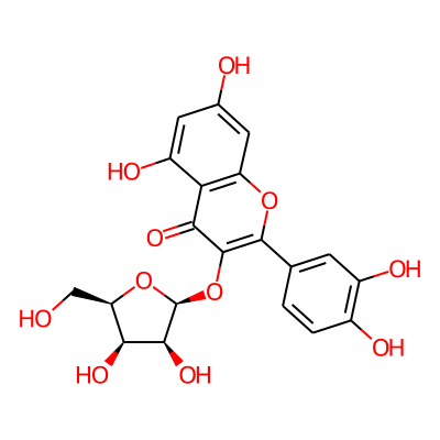 Quercetin-3-o-beta-d-arabinofuranoside