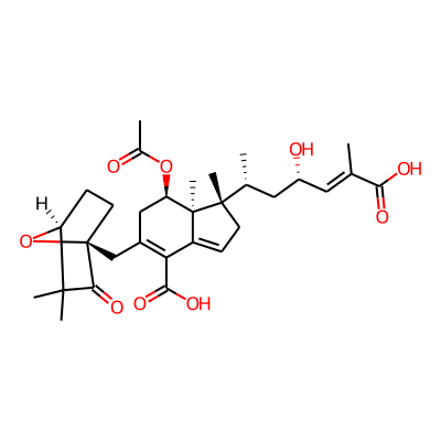 (1S,7R,7aS)-7-acetyloxy-1-[(E,2R,4S)-6-carboxy-4-hydroxyhept-5-en-2-yl]-5-[[(1S,4S)-3,3-dimethyl-2-oxo-7-oxabicyclo[2.2.1]heptan-1-yl]methyl]-1,7a-dimethyl-6,7-dihydro-2H-indene-4-carboxylic acid