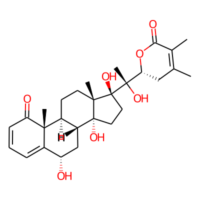 (2R)-2-[(1S)-1-hydroxy-1-[(6S,8R,9S,10R,13S,14R,17S)-6,14,17-trihydroxy-10,13-dimethyl-1-oxo-6,7,8,9,11,12,15,16-octahydrocyclopenta[a]phenanthren-17-yl]ethyl]-4,5-dimethyl-2,3-dihydropyran-6-one