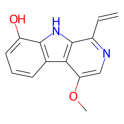 1-ethenyl-4-methoxy-9H-pyrido[3,4-b]indol-8-ol