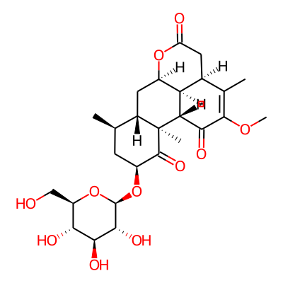(1S,2S,4S,6R,7S,9R,13R,17S)-15-methoxy-2,6,14,17-tetramethyl-4-[(2S,3R,4S,5S,6R)-3,4,5-trihydroxy-6-(hydroxymethyl)oxan-2-yl]oxy-10-oxatetracyclo[7.7.1.02,7.013,17]heptadec-14-ene-3,11,16-trione
