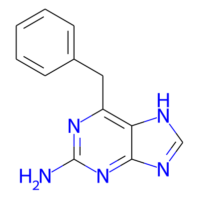 6-Benzyl-2-amino-1H-purine