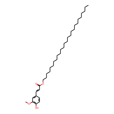 Hexacosyl (E)-ferulate