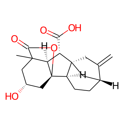 (1R,2R,5R,8R,9S,10R,13R)-13-Hydroxy-11-methyl-6-methylidene-16-oxo-15-oxapentacyclo[9.3.2.15,8.01,10.02,8]heptadecane-9-carboxylic acid