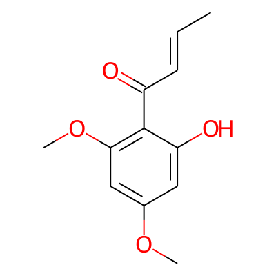 (E)-1-(2-hydroxy-4,6-dimethoxyphenyl)but-2-en-1-one