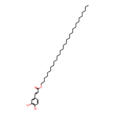 3-(3,4-Dihydroxyphenyl)propenoic acid triacontyl ester