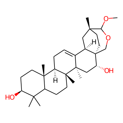 Olean-12-ene-3,16-diol, 28,29-epoxy-29-methoxy-, (3beta,16alpha,20beta)-