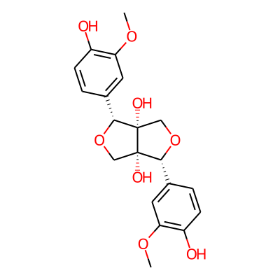 (3R,3aS,6R,6aS)-3,6-bis(4-hydroxy-3-methoxyphenyl)-1,3,4,6-tetrahydrofuro[3,4-c]furan-3a,6a-diol